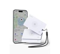 LULULOOK 3 Pack Air Tag Card magnética Recargabilidad Tracker Ultradelgado Bluetooth Smart Tracker Compatible con App Buscar Apple Find My(Sólo iOS),IP68 Impermeable Buscador para Cartera,Maletas,etc