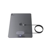 LULULOOK Cargador inalámbrico magnético para iPad Pro de 11 Pulgadas M5 M4, 35 W de Carga rápida Smart Connector, Almohadilla de Carga inalámbrica de aleación de Aluminio con Cable USB C de 2 m