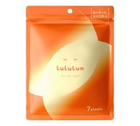 Lululun Aura Bright W 7-Sheet Face Mask with Salmon DNA, Nano Vitamina C, Glutatione & Gold - Brightening, firming, Hydrating Milky Essence for Sensitive Skin, Japanese Skincare