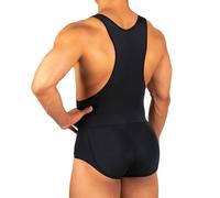 LULUMAIC Body Levantador de glúteos para Hombre, Moldeador de glúteos, Acolchado, sin Costuras, Control de Barriga, Camiseta sin Mangas Adelgazante, Monos