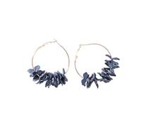 LULUMAIC Jeyry Women Pendientes, Boho Creado Color de Color Hecho a Mano Flower Tassel Women Pendientes de aro Lindos Regalos de joyería de Vacaciones románticas para Novia, Esposa, Hermana, daug