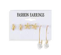LULUMAIC Jeyry Women Pendientes, Pendientes de Gran tamaño Pendientes de Perlas para Mujeres Twist Pendiendo Pen Big Circle Leopard Fashion Jewelry RESS para Novia, Esposa, Hermana,