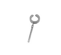 LULUMAIC Pendientes de Joyas para Mujeres, minilismo Pon de Acero Inoxidable Tasel de Moneda Cadena geométrica Círculo Redondo Forma Unisex Pendientes de aro Presente presentes para Novia, Esposa,