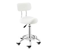 LULUMAIC Silla de Silla de Montar Silla de Silla de monarilla giratoria de Altura Ajustable de 50-70 cm con Rueda de Bloqueo, reposapiés y Taburete de salón de Retroceso