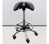LULUMAIC Silla de Silla ergonómica Altura Ajustable Asiento Ajustable Asiento con como Ruedas DE FIELO para Salon del Sala del HOGAR Dental, M