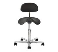 LULUMAIC Silla de Silla ergonómica enrollando Silla de Montura Ajustable con Respaldo para el hogar, Dental, salón, Asiento de Oficina, a, l