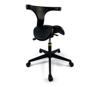 LULUMAIC Silla de Silla Silla ergonómica Silla de Silla de Montar Silla de Silla Ajustable Heces dentales para la Oficina del salón de Laboratorio del Hospital, B, M