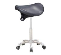 LULUMAIC Silla de Trabajo de Silla de Montar Ajustable Silla ergonómica Ajustable 360 ° Rotado heces giratorias para médicos Masaje de SPA salón Taburete