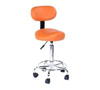 LULUMAIC Sillas de heces de Silla Ajustables hidráulicamente enrollables con la Carga ergonómica de la Silla de Montura giratoria Carga de Silla de Rodadura 330 lbs