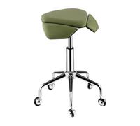 LULUMAIC Taburete Ajustable Taburete de Silla de Montura Interior y al Aire Libre Silla Silla de Silla de Montar con Ruedas