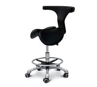 LULUMAIC Taburete ergonómico Silla giratoria Silla de Silla de monda Enrollable Taburada Ajustable con Anillo de Banda de Rodadura, Estilo 3