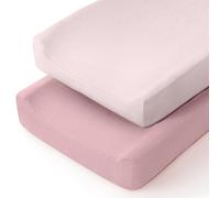 lulumoon Funda para cambiador de bebé: funda de muselina para cambiador de pañales, sábanas cambiadoras para niñas y niños