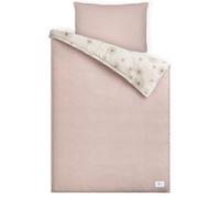 lulumoon Juego de Ropa de Cama Infantil de Muselina de 100 x 135 cm, Funda nórdica de 100 x 135 cm y Funda de Almohada de 40 x 60 cm, de algodón, Ligera y cómoda (Margarita, 100x135 + 40x60 cm)