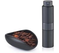 Lulupack Taza dosificadora de granos de café, botella de agua de café y bandeja dosificadora, accesorios para hacer espresso de una sola dosis, bandeja medidora de granos para barista