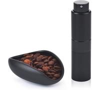 Lulupack Taza dosificadora de granos de café, botella de agua de café y bandeja dosificadora, accesorios para hacer espresso de una sola dosis, bandeja medidora de granos para barista