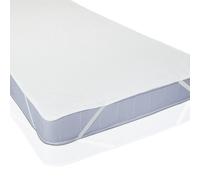 Lumaland 1x sobrecolchón Impermeable 100 cm x 200 cm | Certificado Oeko-Tex, Superficie 100% algodón | Protector de colchón Impermeable y Transpirable