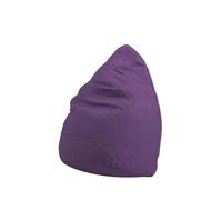 Lumaland Beanbag Puff Otomano XL Comfort Line | 60 x 45 cm & 120Lt | Sillón Gigante Infantil & Gamer para una Comodidad Total | Cojín de Relax con Costuras Reforzadas y Relleno de Perlas EPS [Violeta]