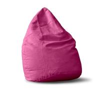 Lumaland Beanbag Puff Otomano XL Comfort Line | 80 x 65 cm & 220Lt | Sillón Gigante Infantil & Gamer para una Comodidad Total | Cojín de Relax con Costuras Reforzadas y Relleno de Perlas EPS [Rosa]