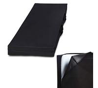 Lumaland - Bolsa de almacenamiento para colchones, funda de protección bajo cama, con asas y cremallera, color negro, 8 tamaños disponibles, 160 x 200 x 25 cm