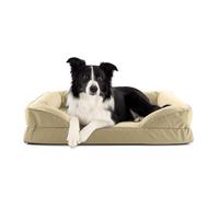 Lumaland Cama ortopédica para Perros para Exterior e Interior, 90 x 65 cm, Ideal para Perros medianos, Suelo Antideslizante, Relleno y Funda Lavable, Resistente al Agua