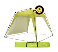 Where Tomorrow Gazebo de Camping + 1 Pared Lateral Incluida - Carpa Plegable para Acampada, Jardín o Terraza - Cenador Impermeable para Exteriores - 2.5 x 2.5 x 1.9 Metros/Verde