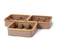 LUMALAND Cestas de Almacenamiento Caja de Almacenamiento Juego de 3 Cestas De...