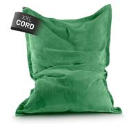 Lumaland Cord Saco XXL 380L Cojín de asiento gigante Beanbag con relleno de c...