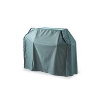 Lumaland Cubierta Lona Protectora Impermeable para Muebles de jardín Cubierta para Grill Parrilla 133 (Alto) x 183 (Largo) x 68 (Ancho) cm Oxford 600D Verde/Gris