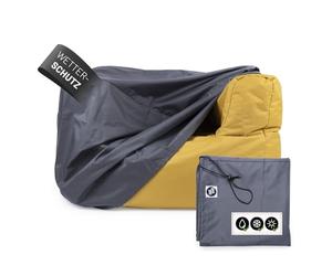 Lumaland Funda Protectora contra la Intemperie - Funda para sillón Modular | Lona Impermeable | Funda Protectora Impermeable | Protección contra la Lluvia y protección Solar para sillones | Cubierta