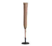 Lumaland Funda Protectora para sombrilla - 240 x 33/45/50 cm, Impermeable, Resistente a los Rayos UV, Tejido Oxford 600D 280 g/m², para Todo el año, protección contra el Sol y la Lluvia, Color Beige