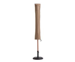 Lumaland - Lona Protectora Impermeable para Muebles de jardín, Funda para sombrilla de Lona 23, 5/52 (Anchura) x 136 cm Oxford 600D Beige