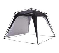 Lumaland Outdoor Pabellón 2,5 x 2,5 m | Impermeable y protección UV | Tienda de jardín Incluido. 1 Panel Lateral y Bolsa y estacas | Tienda de campaña y recepción Robusta | Montaje rápido [Negro]