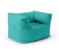 Lumaland Puf Lounge Modular | Sillón Resistente al Agua | Conjunto de Asiento para Interior y Exterior | Muebles Lavables para jardín e Interiores | Sofá fácil de Ampliar y Ligero, 96 x 72 x 70 cm