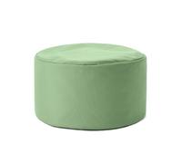 Lumaland Puff Puff (50 L) | Puff Compacto con función 3 en 1: cómodo Taburete, práctica Mesa y Elegante reposapiés para Uso en Interiores y Exteriores I con Relleno Flexible de EPS | Ø 25 x 45 cm
