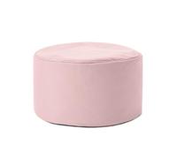 Lumaland Puff Puff (50 L) | Puff Compacto con función 3 en 1: cómodo Taburete, práctica Mesa y Elegante reposapiés para Uso en Interiores y Exteriores I con Relleno Flexible de EPS | Ø 25 x 45 cm