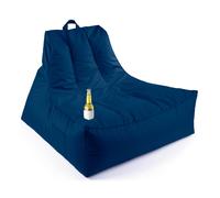 Lumaland Saco de Asiento Interior Exterior Jardín Sillón Portabotellas XXL Be...