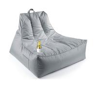 Lumaland Saco de Asiento Interior Exterior Jardín Sillón Portabotellas XXL Be...