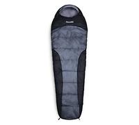 Lumaland Saco de Dormir para Exteriores, 230 x 80 cm, Incluye Bolsa de Almacenamiento, 50 x 25 cm, Color Gris