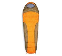 Lumaland Saco de Dormir para Exteriores, 230 x 80 cm, Incluye Bolsa de Almacenamiento, 50 x 25 cm, Color Naranja