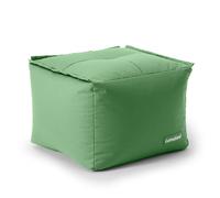 Lumaland Puf Lounge - Puf Modular, Ajustable, Individual, Ligero, Lavable e Impermeable, para Interiores y Exteriores, 54 x 54 x 54 cm, Color Verde Pastel