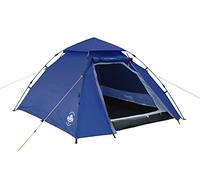 Lumaland Tienda de campaña Abovedada Light Pop Up Ligera para 3 Personas Camping Acampada Festival 215 x 195 x 120 cm Azul