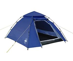 Lumaland Tienda de campaña Pop Up para 2-3 Personas, 215 x 195 x 120 cm, para 4 Estaciones, Tienda iglú para Exteriores, para Trekking y Festivales, Ligera, Impermeable y Robusta, Montaje Simple