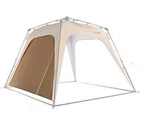 Lumaland Where Tomorrow Pared Lateral Adicional para Gazebo de Camping - Carpa Plegable para Acampada, Jardín o Terraza - Cenador Impermeable para Exteriores - 2.5 x 2.5 x 1.9 Metros/Marrón