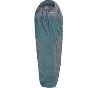 Lumaland Where Tomorrow - Saco de dormir para momia (230 x 80 cm, incluye bolsa de 50 x 25 cm, para camping, senderismo, mochilero, color azul