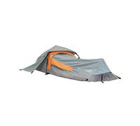 Lumaland Where Tomorrow - Tienda de campaña para 1 Persona - Rectangular - 220 x 80 x 50 cm - Camping Festival - Ultraligera, tamaño pequeño, Impermeable, Resistente - Gris