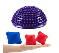 Lumanby 4 bolas de masaje con punta de mano para el pie y el dolor del cuerpo, masajeador de estrés, punto de activación, cuidado de la salud, juguete deportivo (juego-4)