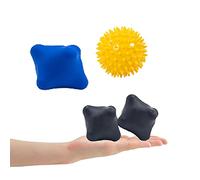 Lumanby 4 bolas de masaje con punta para acupoint, ideal para yoga, masaje de tejido profundo, terapia de punto de activación y liberación miofascial (juego de 4)