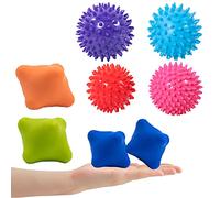 Lumanby Juego de 8 bolas de masaje de yoga para recuperación muscular de tejido profundo, terapia de punto de activación miofascial y alivio de fascitis plantar (juego-4)