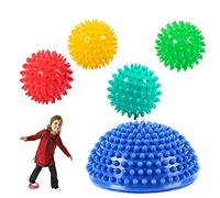 Lumanby Paquete de 5 bolas de masaje para aliviar el dolor de los hombros, músculos de los pies, punto de activación, tejido profundo (juego de 4)