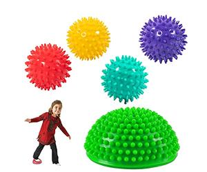 Lumanby Paquete de 5 bolas de masaje para aliviar el dolor de los hombros, músculos de los pies, punto de activación, tejido profundo (5 unidades)